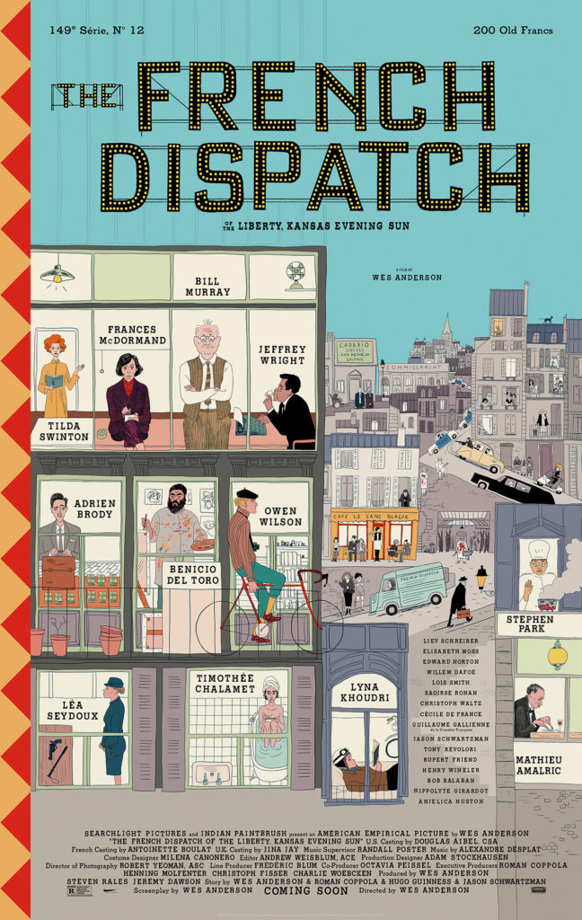 Poster for THE FRENCH DISPATCH (2021)
