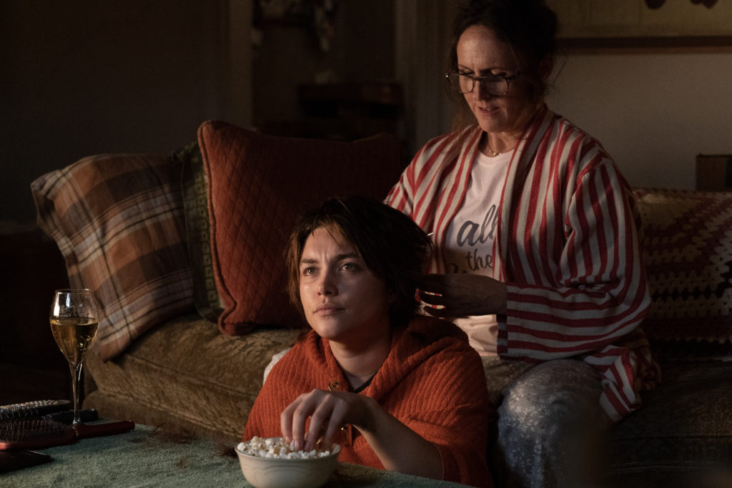 Florence Pugh (left) as Allison and Molly Shannon (right) as Diane in A GOOD PERSON, directed by Zach Braff, a Metro Goldwyn Mayer Pictures film. 

Credit: Metro Goldwyn Mayer Pictures

© 2023 Metro-Goldwyn-Mayer Pictures Inc.  All Rights Reserved.